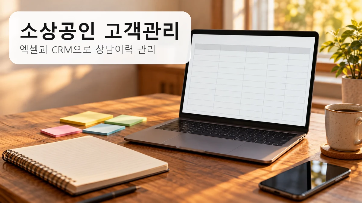 [고객관리 01] 소상공인 고객관리 방법｜엑셀과 CRM으로 고객정보·상담이력 관리하기